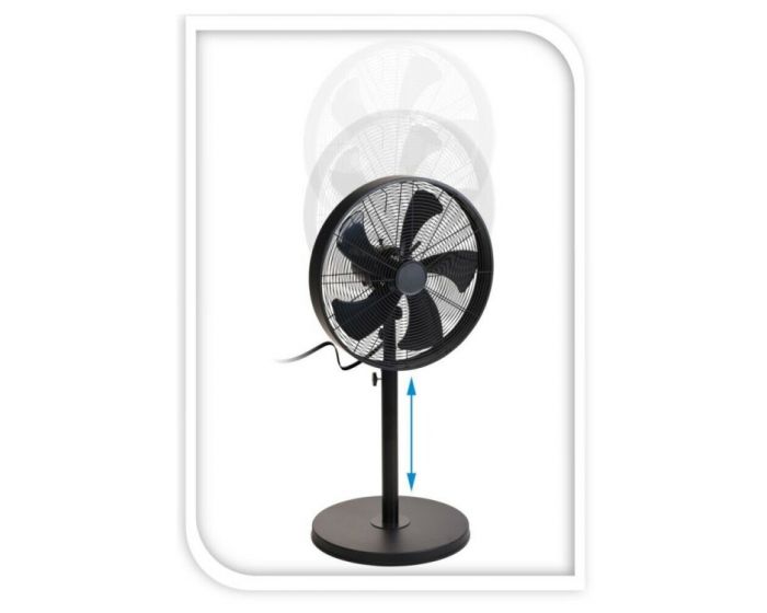 Standventilator schwarz 40 cm | Heuts.de