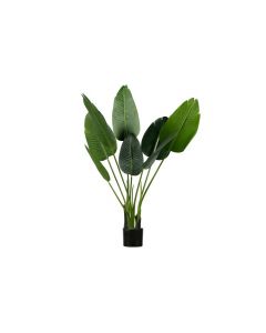 Woood Strelitzia Künstliche Pflanze grün