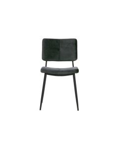 WOOOD Dining Chair Kaat Samt Schwarz (pro 2 Stück)