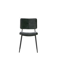 WOOOD Dining Chair Kaat Samt Antrazit (pro 2 Stück)