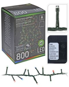 Cluster-Beleuchtung 800 LED Multi - 16 Meter