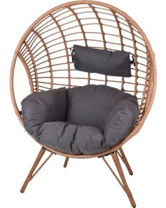 Relaxstuhl Polyrattan – Rund