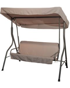 Hollywoodschaukel "Mallorca" Taupe 3-personen