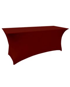 Buffettischhusse Bordeaux Rot 180x76x74