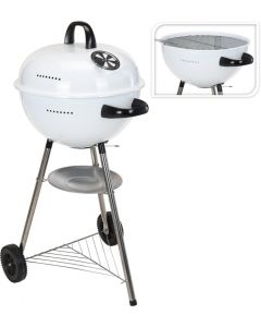 Kohlegrill Kugelform 48cm weiß