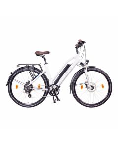 NCM Milano elektro-Trekkingbike 28 Zoll 25km/h weiß