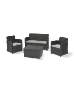 Allibert "Mia" Garten Sitzgruppe Set – Polyrattan