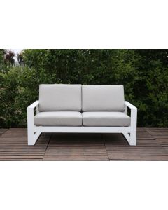 2-Sitzer Sofa Quatar Loungeset - Weiß