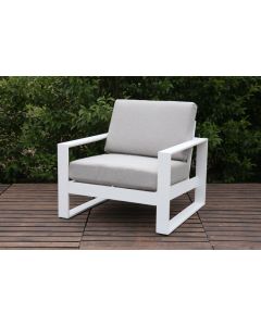 Gartenstuhl Quatar Loungeset - Weiß  (ab 2 Stück)