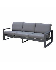 3-Sitzer Sofa Quatar Loungeset - Grau