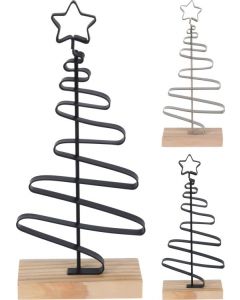 Weihnachtsbaum metall 23cm