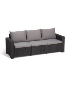 Allibert California Loungesofa graphit – für 3 Personen