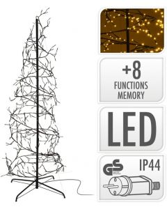 LED beleuchteter Spiralbaum