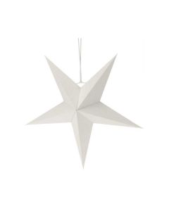 Weihnachtsstern weiß 45cm Papier