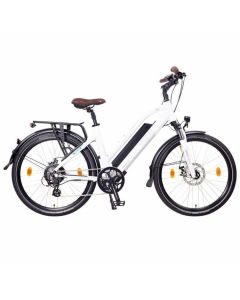 NCM Milano Elektro-Trekkingbike 26 Zoll 25km/h weiß