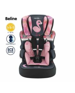 Kindersitz Nania Beline Adventure Gruppe 1/2/3 Flamingo