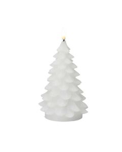 LED kerze Weihnachtsbaum 19cm weiß