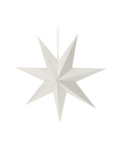 Weihnachtsstern weiß 60cm Papier