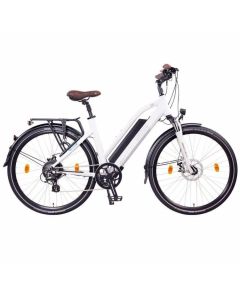 NCM Milano+ Elektro-Trekkingbike 28 Zoll 25km/h weiß