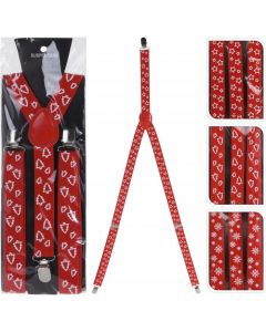 Hosenträger mit Weihnachtsdesign 3 Sorten