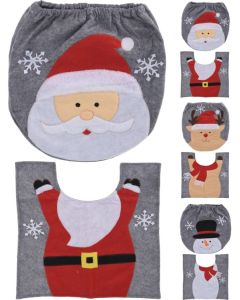 Toiletten-Abdeckung Weihnachten 2er-Set