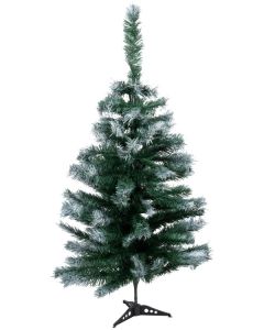 Weißtanne Weihnachtsbaum 90 cm mit Schnee