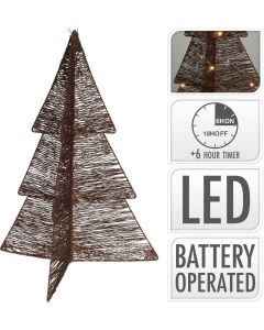 Faltbarer LED-Leuchtweihnachtsbaum 50cm