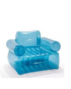 Intex aufblasbarer Sessel Blau Transparent