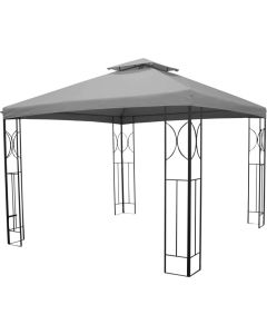 Gartenpavillon 3x3 Grenada - grau