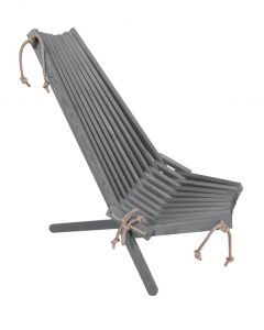 Ecochair 120 Grau - Kiefernholz