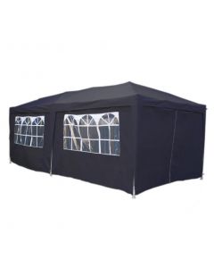 Pop-up Partyzelt 3x6m grau - PE 160 gr/m2