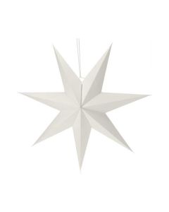 Weihnachtsstern weiß 75cm Papier
