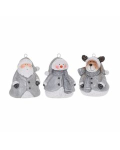 Hängedekoration Weihnachtsfigur 7 cm
