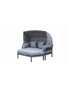 Loungebett Aluminium "Mekka" – grau