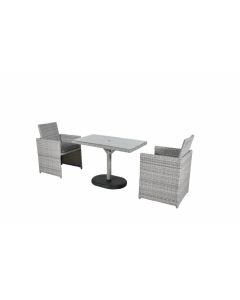 Bistroset "Madeira" 2 Personen – Polyrattan