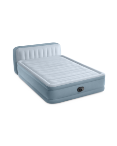 Intex Luftbett mit Plüsch-Kopfteil - Queensize (152 cm)
