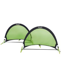 SportX Fußballtore - 2er-Set - Schwarz/Grün