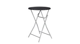 Stehtisch Ø80cm schwarz und faltbar (ab 2 Stück)