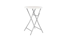 Stehtisch Ø80cm weiß und faltbar (ab 2 Stück)