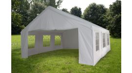 Partyzelt 5x5m PE 160 gr/m2 weiß