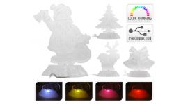 Weihnachtsfigur mit LED und USB
