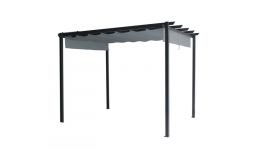 Martinique Gartenpavillon 3x3 Grau Pure Garden & Living
