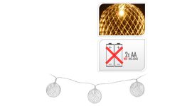 LEDs Kugel Silber 5 cm