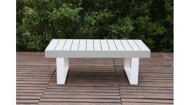 Gartentisch Quatar Loungeset - Weiß