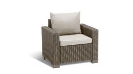 Allibert California Lounge Sessel cappuccino - 83 x 68 x 71,5 (je 2 Stück)