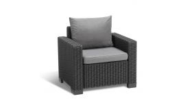 Allibert California Lounge Sessel graphit - 83 x 68 x 71,5 (je 2 Stück)