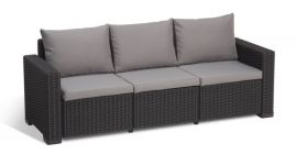 Allibert California Loungesofa graphit – für 3 Personen