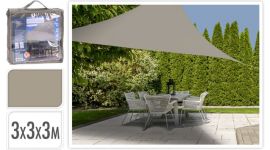 Sonnensegel 3x3x3 Dreieck Beige