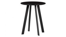 WOOOD Fer Beistelltisch Metall schwarz - Ø40 cm