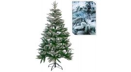 Weihnachtsbaum mit Schnee 150cm